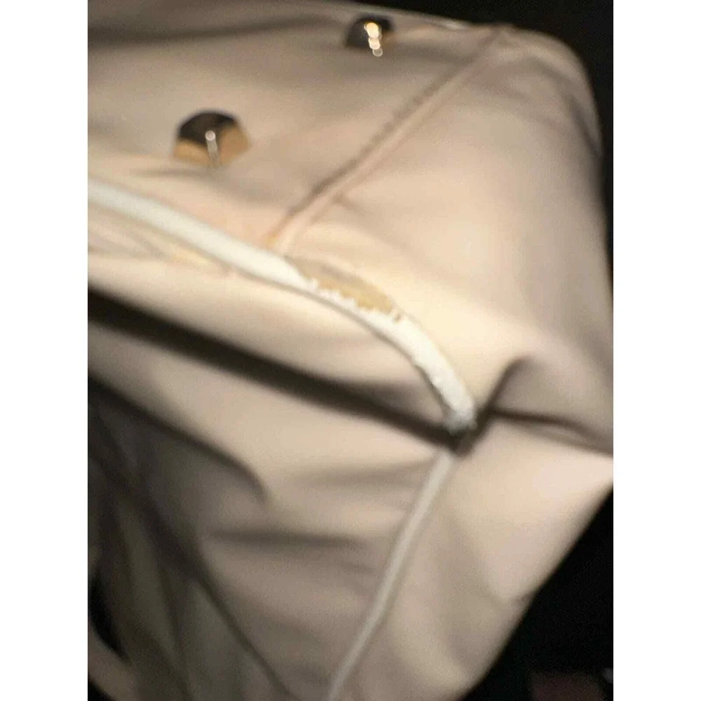 Beis north to south tote beige 15 x 13 stained read description‎